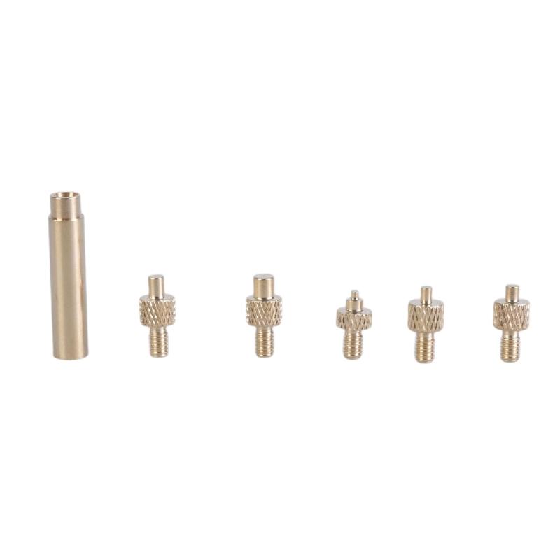 Heat Insert Nut Iron Tip Hot Melt Heat Set Insert Tool Soldering Iron Tip 3D Printing Modify Finishing Brass Thread