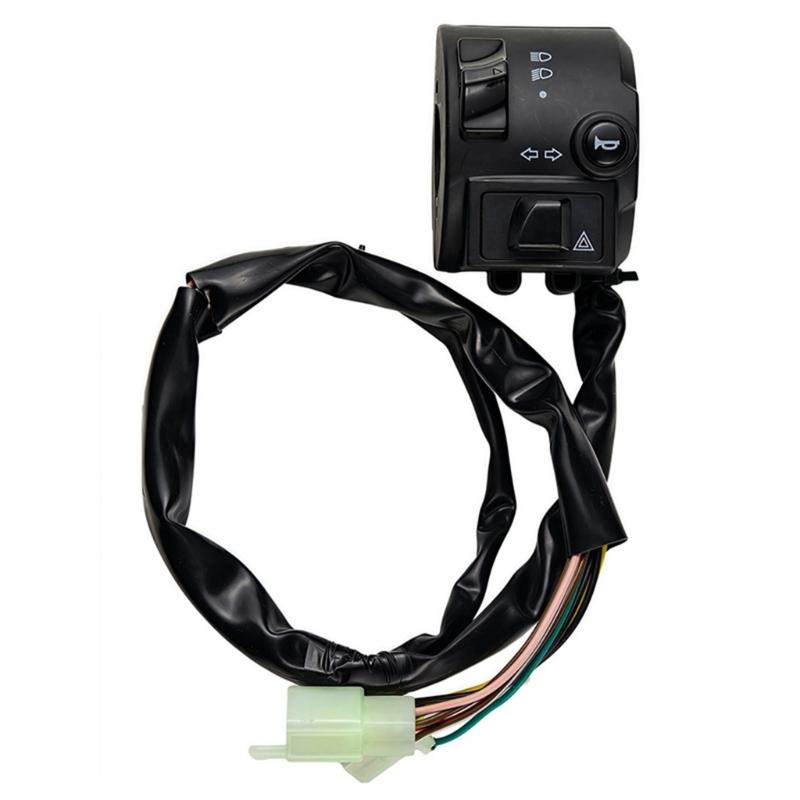 General Motorcycle Handlebar Switchs Assembly Strong Plastic Construction Easy Installation for MT15 and Suitable Models