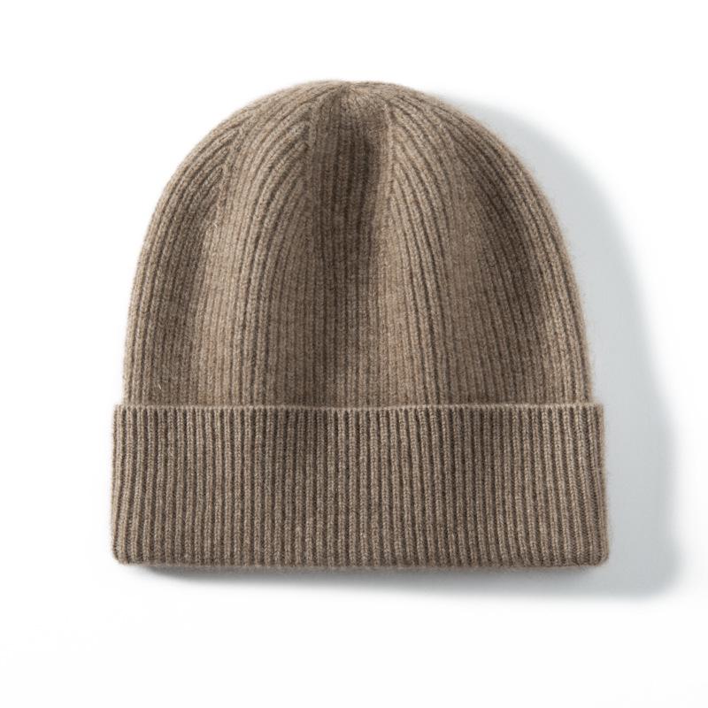 Unisex Winter Cashmere Knit Wide Fit Head Wrap Hat