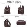 Leather Women'S Bag Large Capacity Backpack Light Leisure Commuter Backpack Cowhide Bag