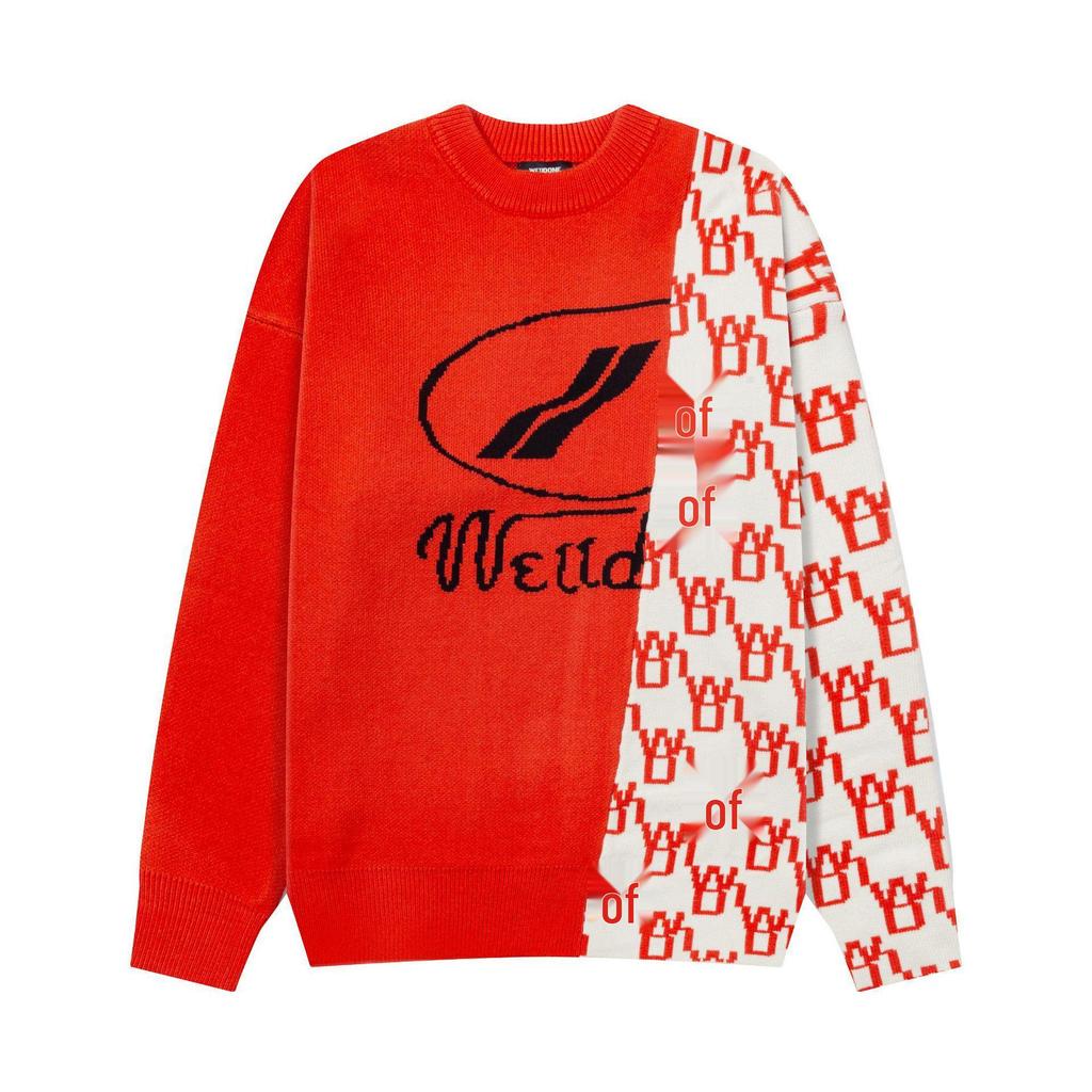 25th Anniversary Logo Embroidered Wool Knit Zip-Up Hoodie Sweater