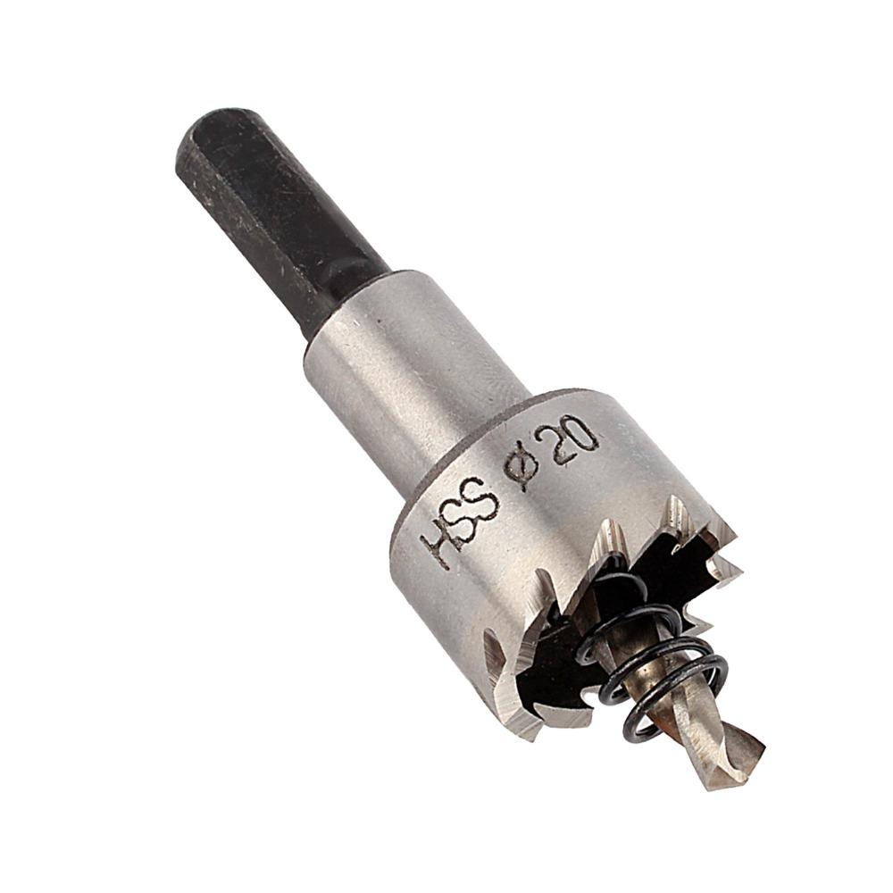 HSS 4341 Hole Saw Cutter 20mm Diameter Metal Drill Bit Heavy Duty Hole Saw For Wood Drilling