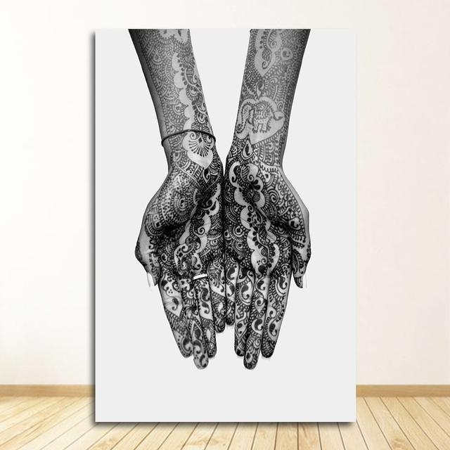 Duvar sanat resmi Modern oturma odası dekor siyah beyaz moda baskı seksi film kız kamera tuval boyama Minimalist
