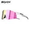 Lunettes de cyclisme Scvcn Saiwen pour femmes, Lunettes de protection anti-buée d'extérieur changeant de couleur jour et nuit, Lunettes de sport professionnelles coupe-vent pour hommes