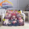 Cartoon My Hero Academia Fleece-teppe, All Over Print, Gaver til ham/hennes mønsterteppe
