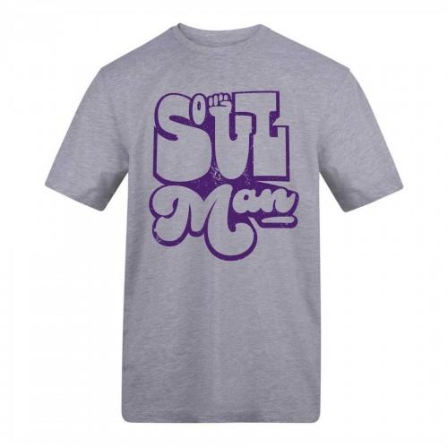 AWD Unisex Adult Soul Man Printed Cotton T-Shirt