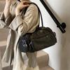 Tragetasche Aufbewahrung PU Handtasche Schulterbeutel Umhängetasche Mode PU Leder Schultertasche Frauen