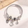 1PC Women's Fashion Multi Element Beaded Ship Anchor Owl Lock Bracelet Date Travel Banquet Party Festival Dress Up Gift