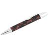 Penmode Leather Ballpoint Dragonfly Dragonfly Black X 135mm Long Pen, Long, Inden, Pattern, Red,