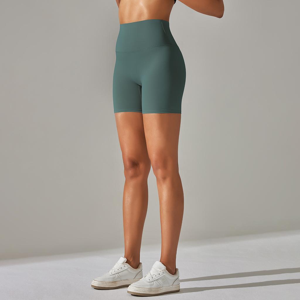 Align Damen-Yoga-Shorts mit hohem Bund – butterweich und federleicht! Ideal zum Laufen, Radfahren und für Fitness. 31 Farben.