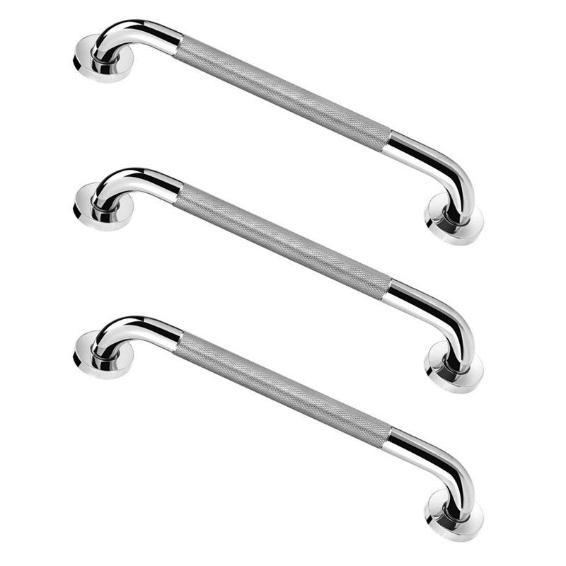 Premium-For Elderly, Seniors Shower Grab Bars For Bathroom Safety Handicap Grab Bars For Wall, Anti-Slip Shower Handles 3 Packs