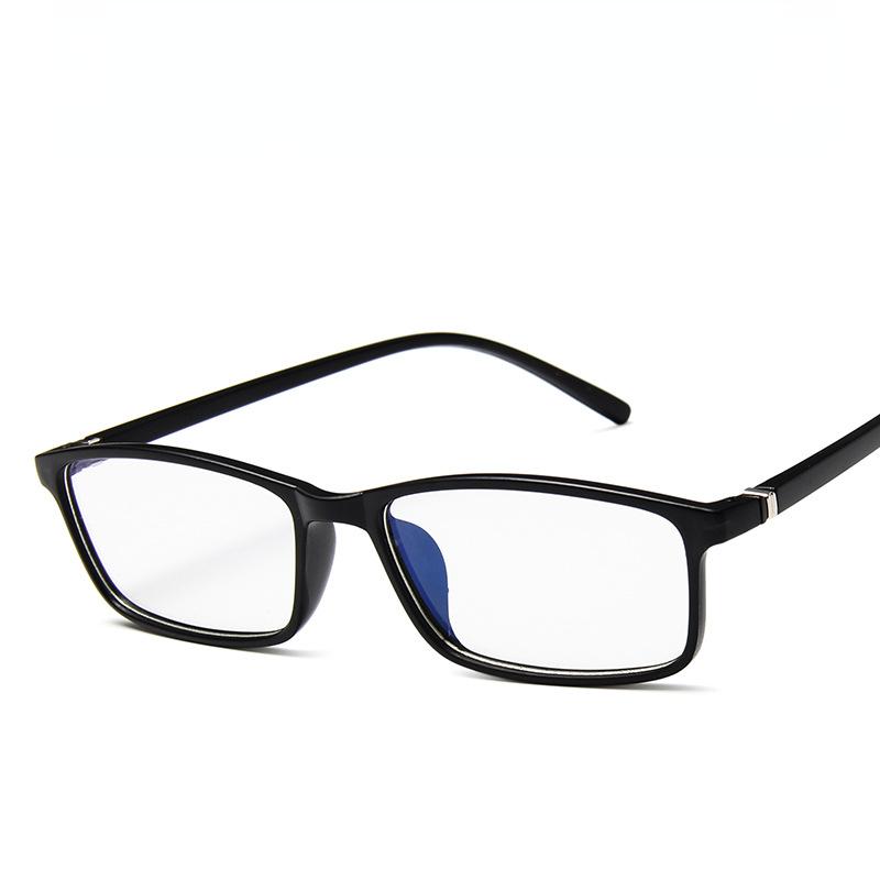 Student Plain Eyeglasses for Daily Wear Anti-fatigue PC Eyeglasses for Daily Wear Korean Style Trendy Clear Lens Eyeglasses for Daily Wear