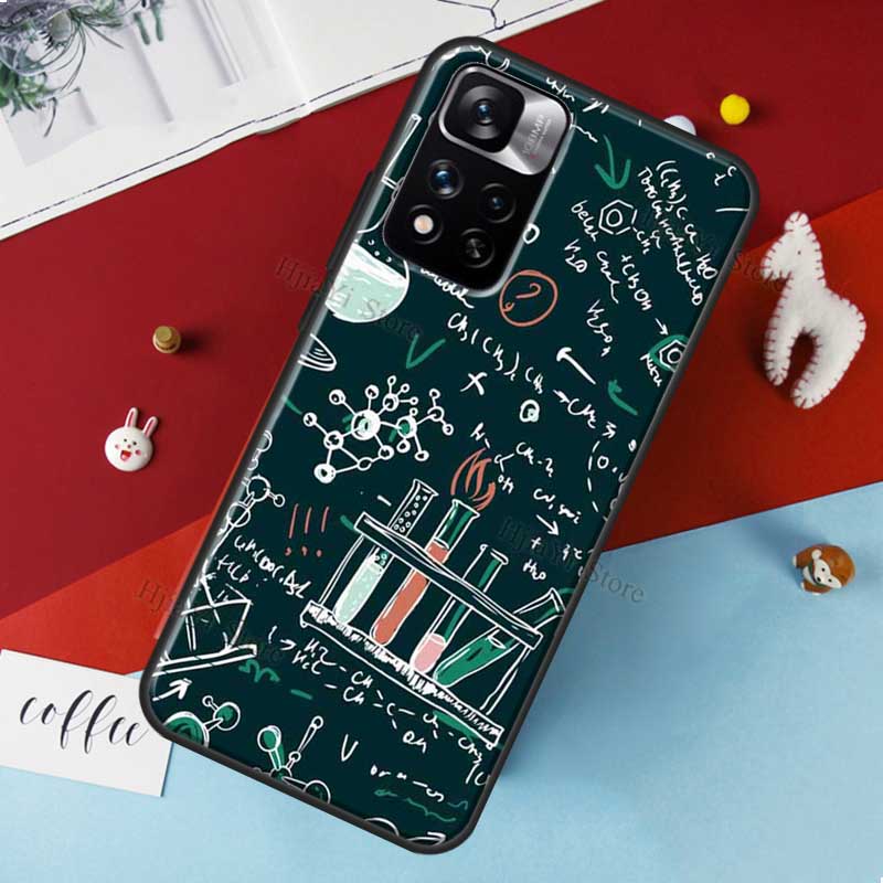 Biology and Chemistry Case For Xiaomi Redmi Note 11 Pro Cover For Redmi Note 10 Pro 8 9 10S 9S 9A 9C 9T Cases