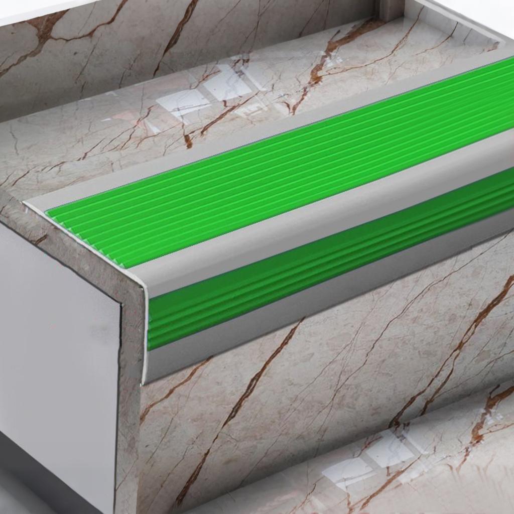 Yousheng 100CM Antiderapant Profil Nas Treaptă L-Formă Treaptă Scară Autocolant Protector Margine Scară Impermeabil Interior Exterior Profil Nas Scară