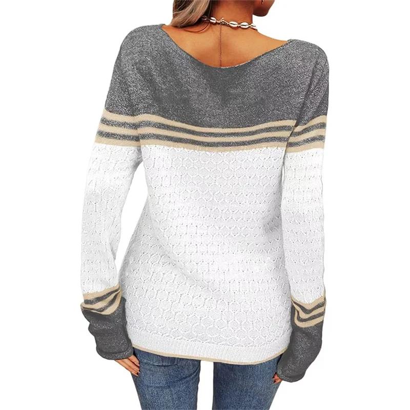 Sweater for Women Winter Thickened Pullover Warm Knitted Stretchy Long Sleeve Oversize Jumper Sweater Tops