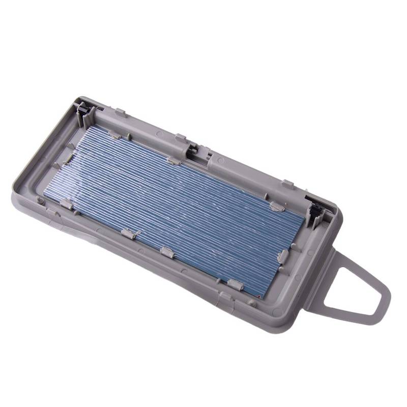 Gray Right Side Sun Visor Shade Makeup Mirror Frame Cover New Fit for Mercedes Benz E Class W212 CLS W218 2011 2012 2013 2014