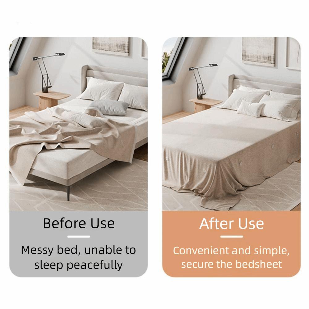 Anti-Slip Bed Sheet Holder Plastic Bed Sheet Grippers Durable Quilt Sheet Holder  for Home