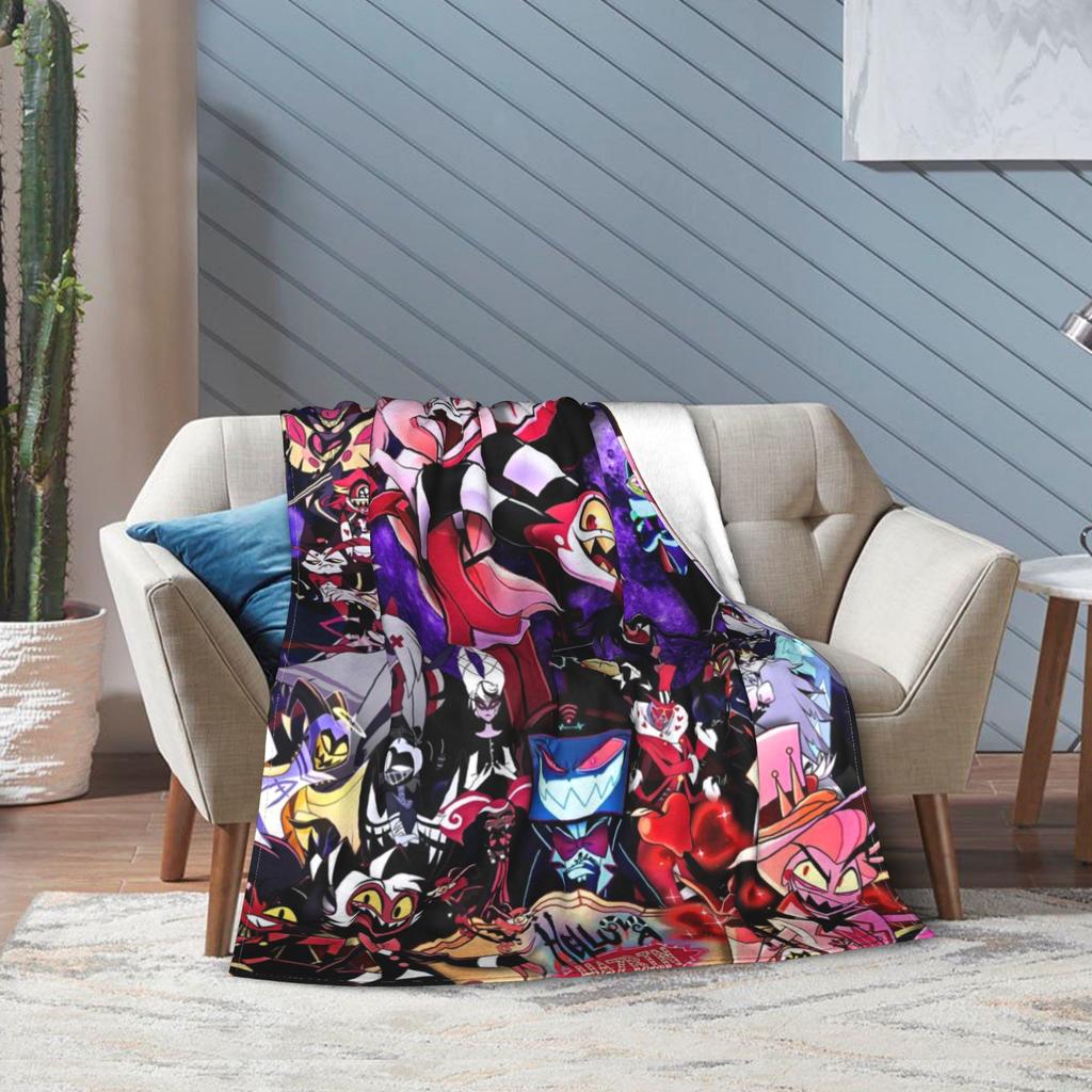 H-Hazbins H-Hotels vox 2 Gift Blanket For Men Women Cozy Soft Throw Blankets for Living Room 50x60 Inches Multi-size