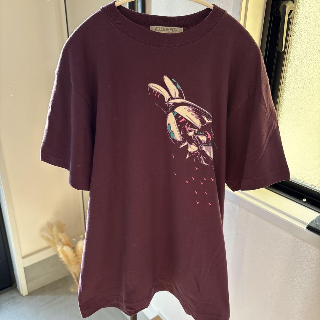 

[USED] Mobile Suit Zeta Gundam T-shirt in burgundy with tag