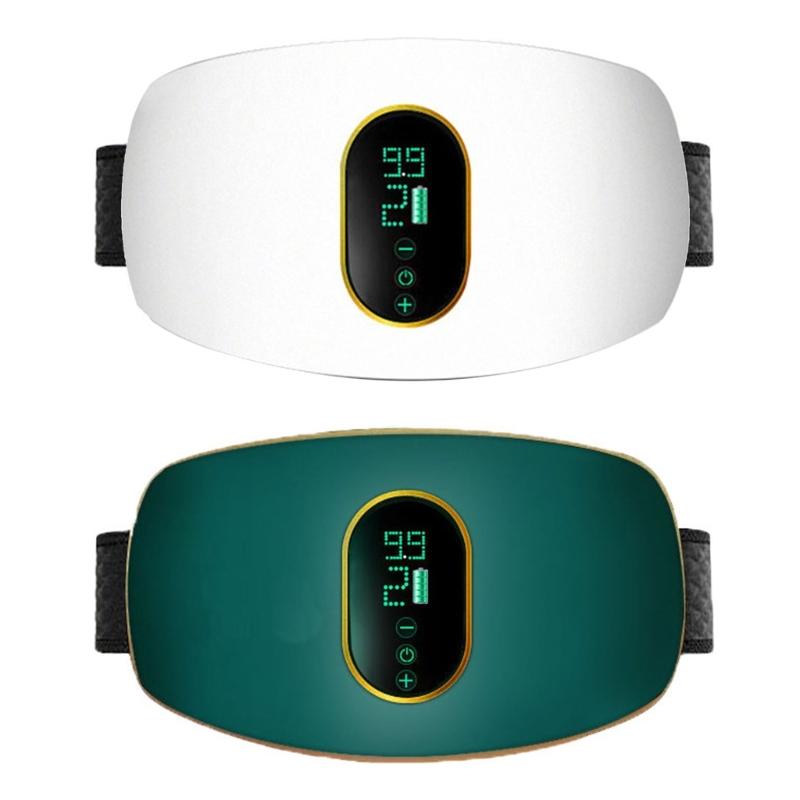 Body Shaping Abdominal Massager With Adjustable Mode Fitness Belt USB Charging Vbrating Belt Heating Therapy