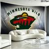 Minnesota Wild Wall Tapestry Aesthetic Wall Hanging Printed Fabric Blanket Decorative Tapestries for Bedroom Living Room Home Decor