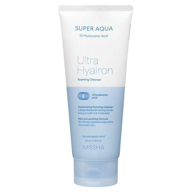 MISSHA Super Aqua Ultra Hyalon Foaming Cleanser 200ml AUTHENTIC STORE