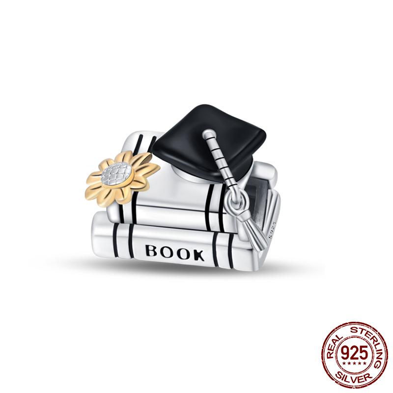 Latest Copper Craft Graduation Season Charm Charms Fit Authentic Bracelet Diy Jewellery Elegant Present Crafting