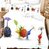 3D Printed Pikmins Game Bedding Set Boys Girls Twin Queen Size Duvet Cover Pillowcase Bed Kids Adult Fashion Home Textileextile