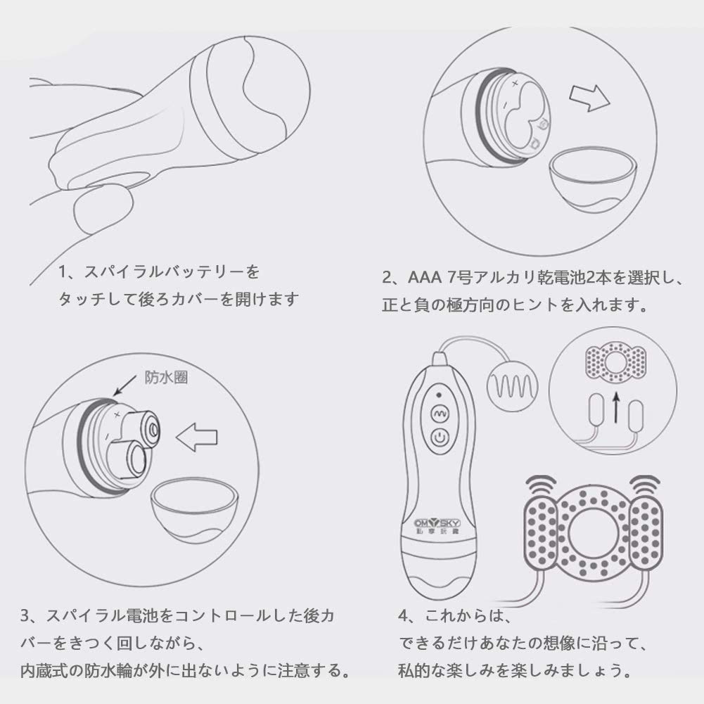 Electric Penis Cock Ring Types of Onahole, Rotor, Ring, [10 Vibration]