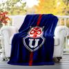 Universidad De Chile Flannel Blanket Soft All-Season Throw, Design for Camping, Car Travel, Hiking Sofa, Bed, Office Perfect Gift for Parties