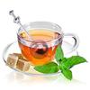 2PCS Fine Mesh Long Handle Tea Strainer Ball Press Type Tea Filter Creative Tea Infuser  Black Tea