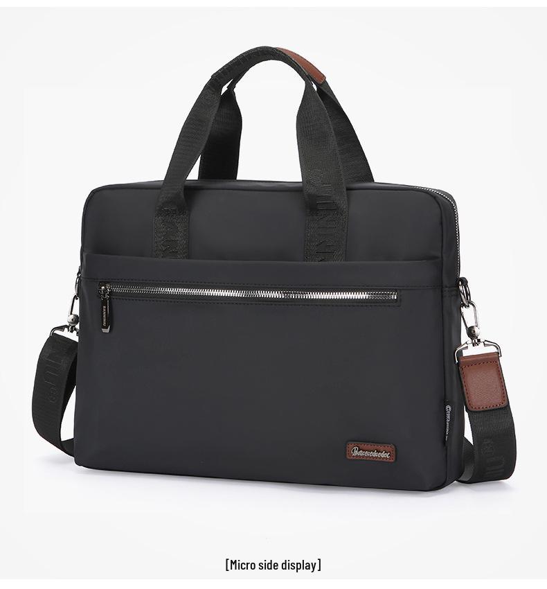 Lightweight Business Briefcase Crossbody Bag – Large Capacity Laptop Bag for Work & Travel