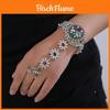 Ethnisch Stil Damen Metall Ring Armband Mit Eingebetteten Kristallen Für Geschenk Reise Souvenir