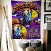 Name Custom Cartoon Coraline Wall Tapestry Aesthetic Wall Hanging Printed Fabric Blanket Decorative Tapestries for Bedroom Living Room Home Decor
