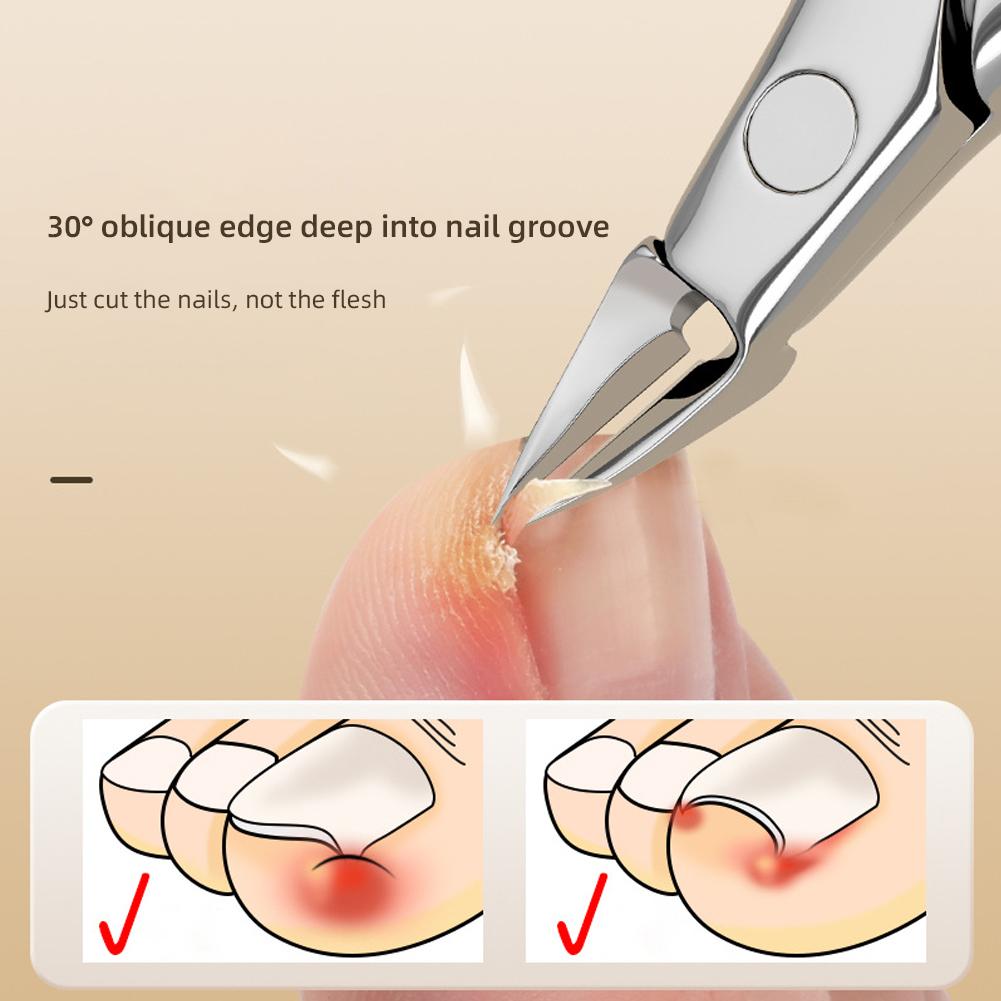 Stainless Steel Ingrown Toenail Nail Clipper Durable Eagle Nose Pliers Nail Clipper Onychocryptosis Care Pedicure Tool