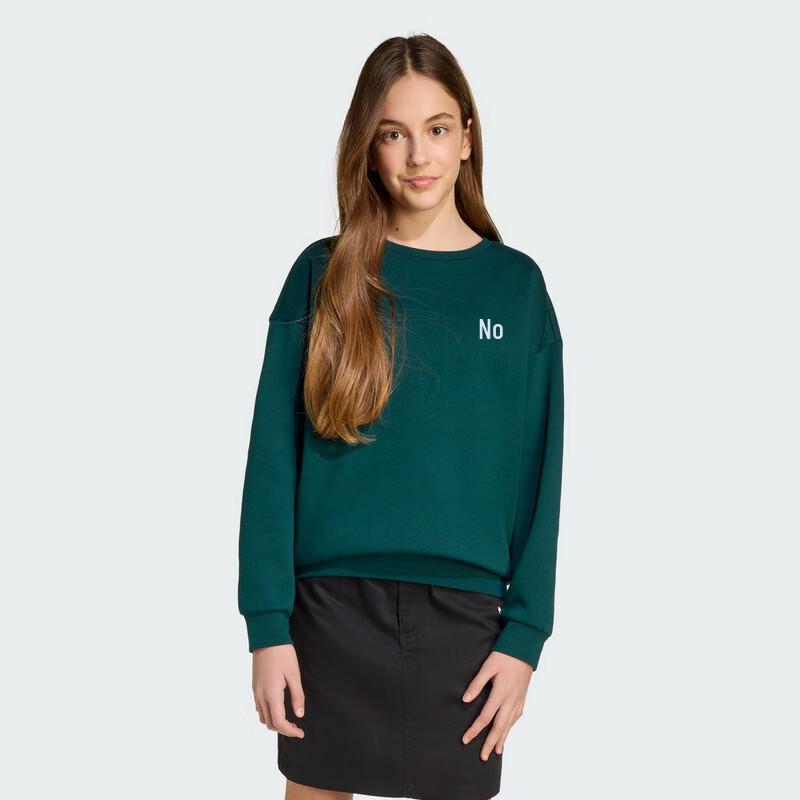 Adidas Boys BOYFRIEND CREW Crewneck Sweatshirt 140