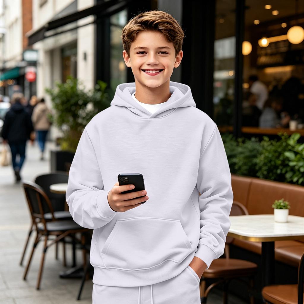 Kinder Pullover Hoodie Langarm Kapuzenpullover für Jungen und Mädchen Freizeitkleidung