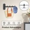 Foldable Clothes Rack Drying Clothes Hanger Stainless Steel Rotatable Wall Mounted Indoor Balcony Space Saving