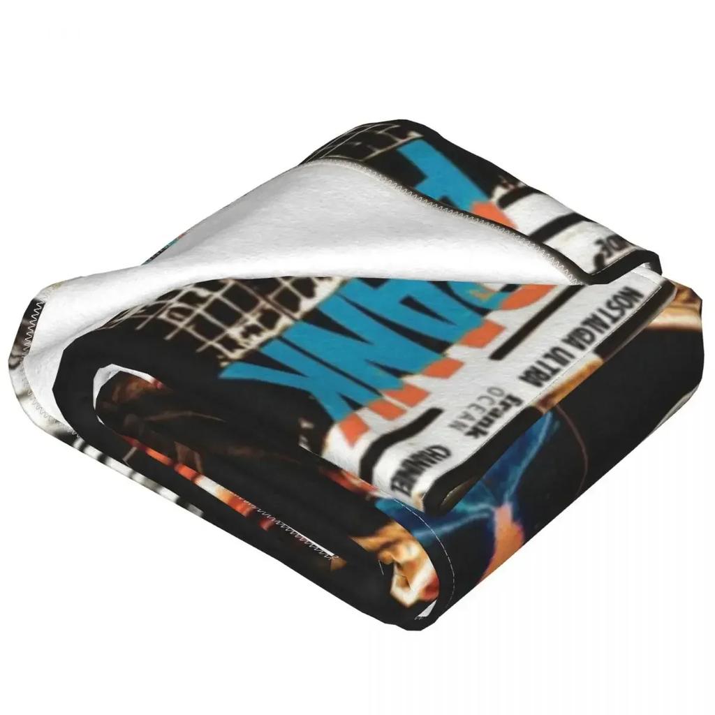 Frank Ocean Blanket Cool Music Singer Airplane Travel Flannel Throw Blanket Super Soft Outdoor Design Bedspread Birthday Present
