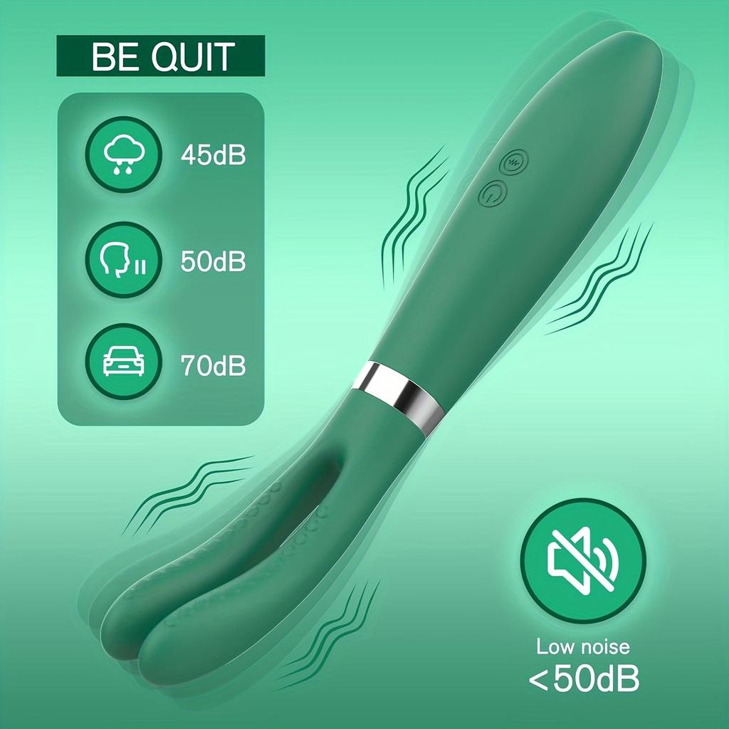 1 szt. Wibrator do łechtaczki - 2 w 1 dwukierunkowy Zastosowanie Zabawki dla dorosłych Wibrujące Dildo Stymulator łechtaczki z 9 trybami wibracji Wibrator dla kobiet G Spot Vibrat