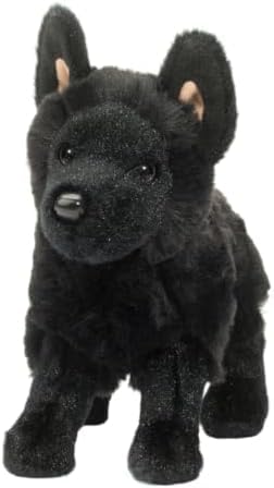 Douglas Haruko Black German Shepherd Stuffed Animal
