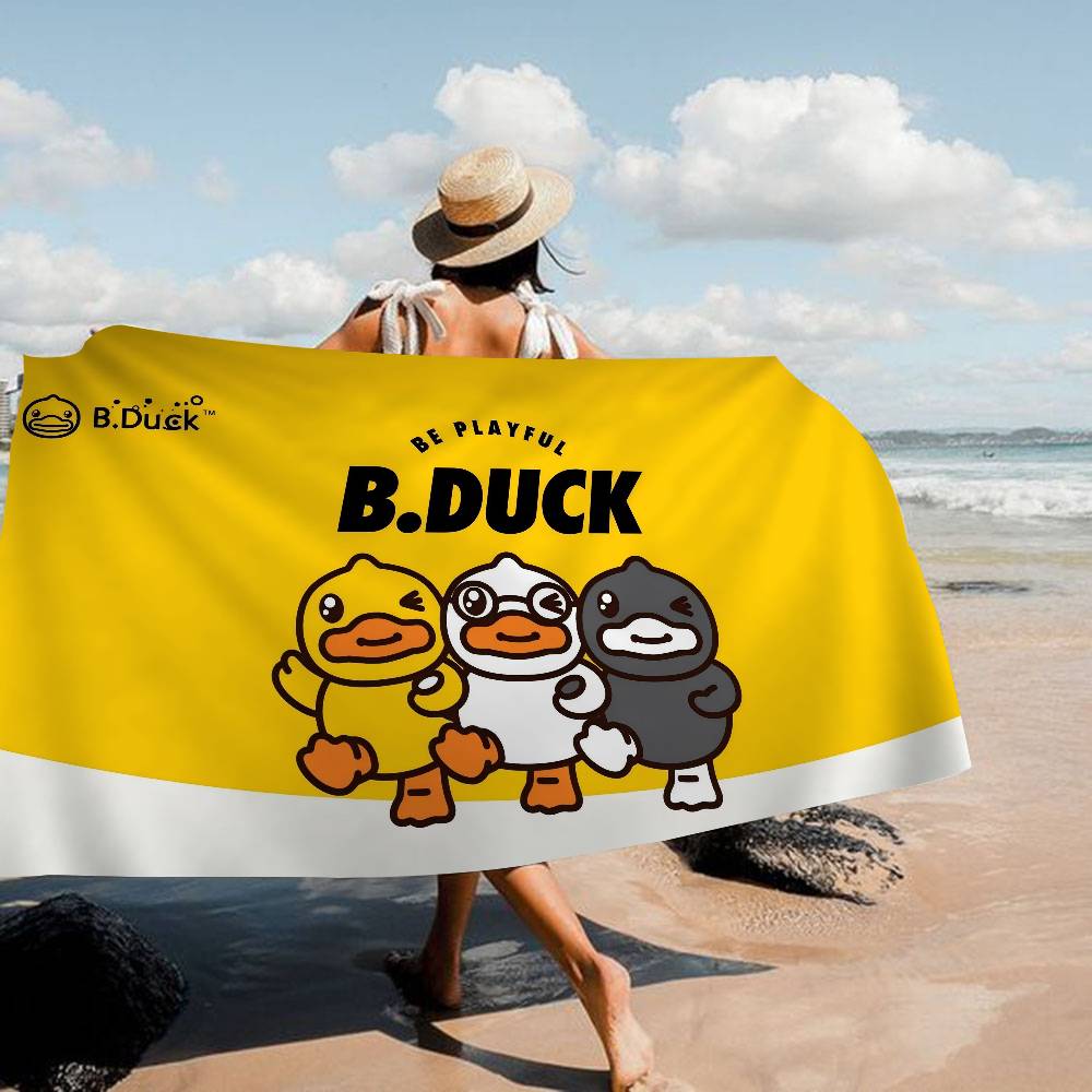 Brand B-B D-Duck Beach Towel Colorful Bath Towels for Girl Microfiber Quick Dry Sand Free Beach Yoga Spa Gym Pool