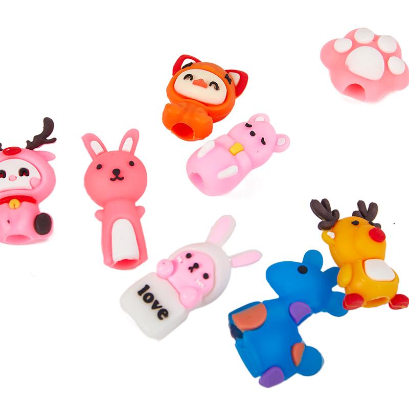 Silicone Nail Scissors Sleeve Nipper Protective Cover Cartoon Animals Caps Shell