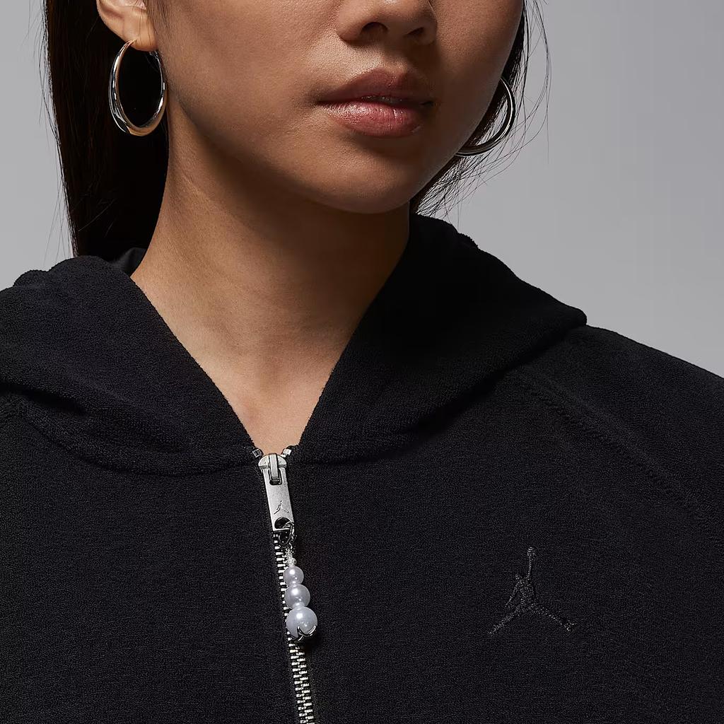 Jordan Solid Color Zip-Up Sports Jacket Women Jackets HV0323010