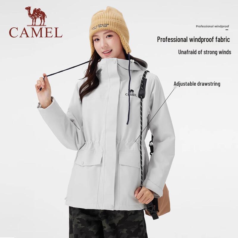 CAMEL Women's 3-in-1 Fleece Lined Outdoor Jacket