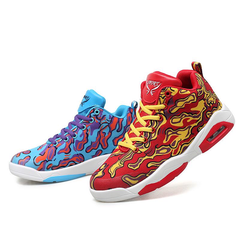 Men's Sports And Leisure Dad's Shoes Fly Woven Breathable Running Shoes