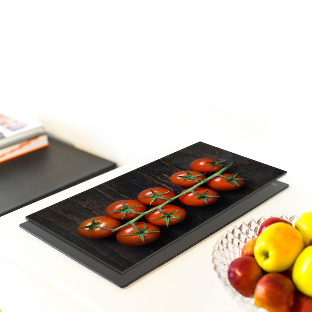 GLAS-SCHNEIDEBRETT 30x52 Tomate