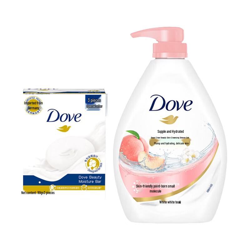Набор Dove Освежающий гель для душа и мыло-крем