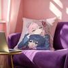 Cartoon Anime HHappy Sugar Life Manga Pillow Case Square DoubleSided Sofa Cushion Cover Bedroom Bedside Pillow