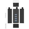 ORICO W5P-U3 USB 3.0 Hub - 4 Ports & Power for Laptop Expansion